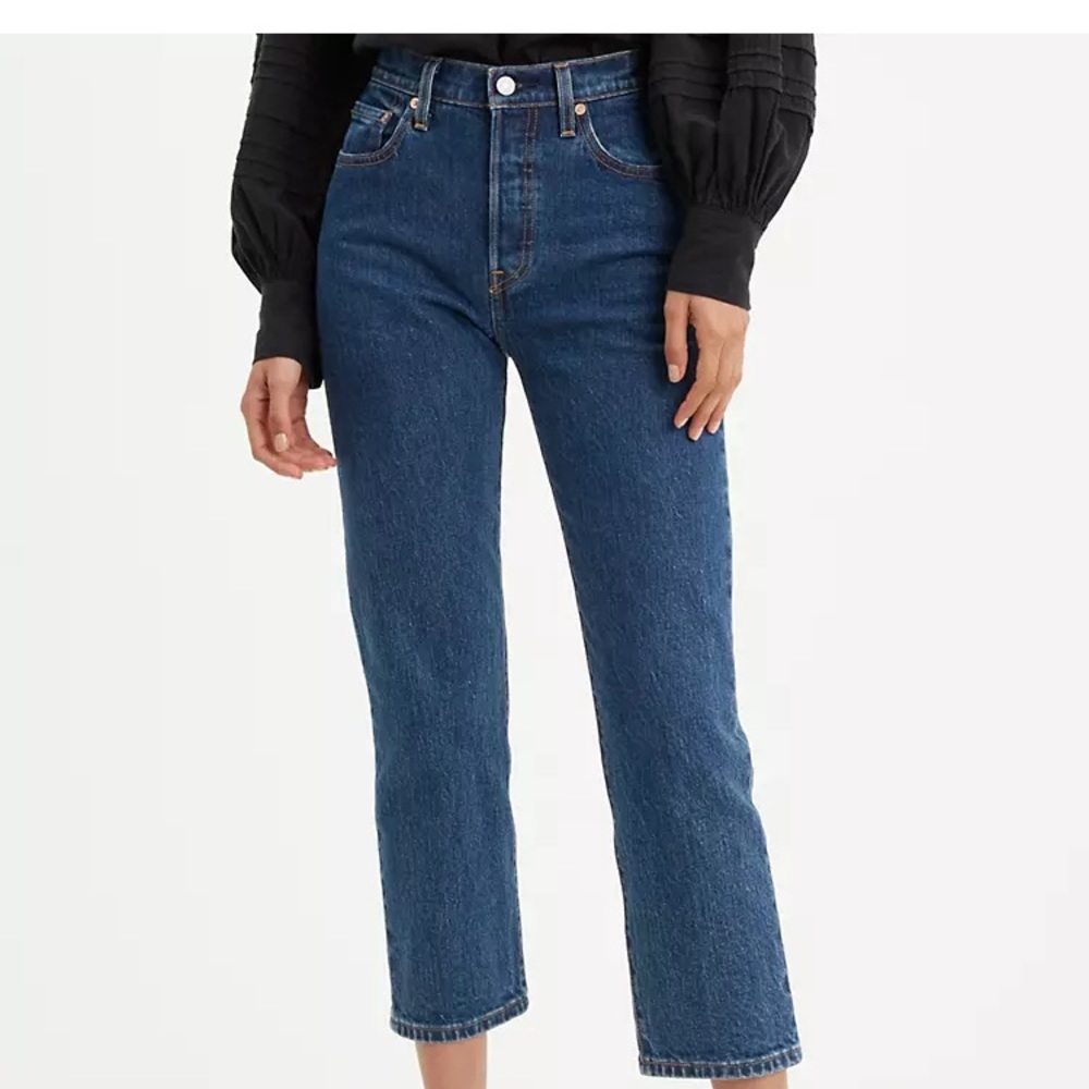 Levi’s 501 Original High Rise Cropped 24x26 NWT